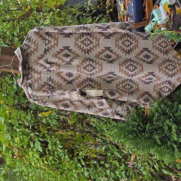 Aztec Print Long Shacket - NEW - Picture 11 of 11
